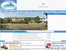 Tablet Screenshot of caodangduongsat-cs2.edu.vn